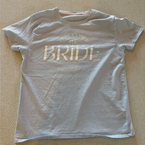Gray 'Here Comes the Bride' T-Shirt